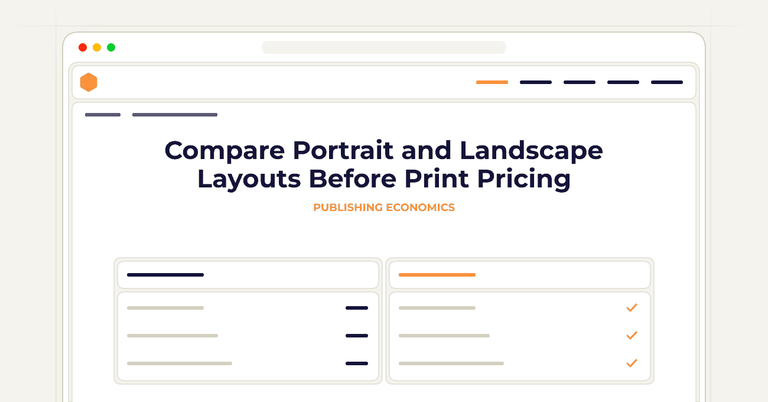 Compare Portrait and Landscape Layouts Before Print Pricing