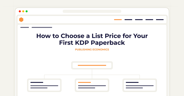 How to Choose a List Price for Your First KDP Paperback