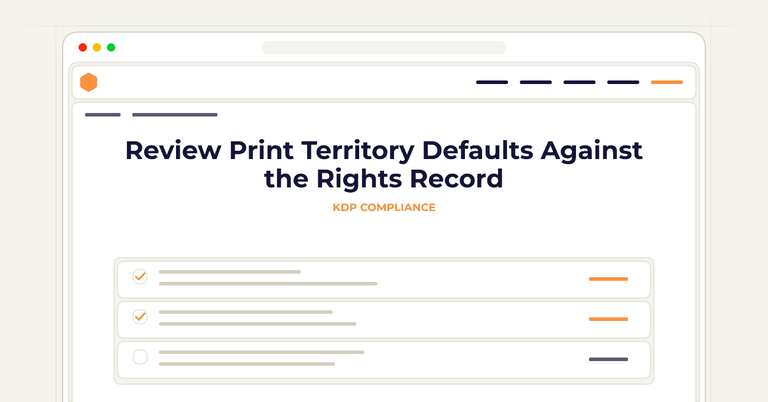 Review Print Territory Defaults Against the Rights Record