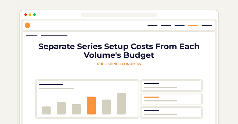 Separate Series Setup Costs From Each Volume's Budget