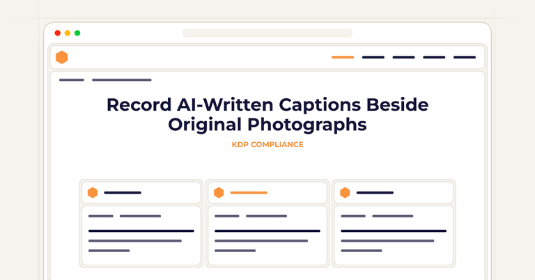 Record AI-Written Captions Beside Original Photographs