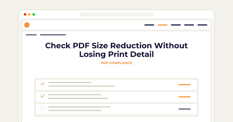 Check PDF Size Reduction Without Losing Print Detail