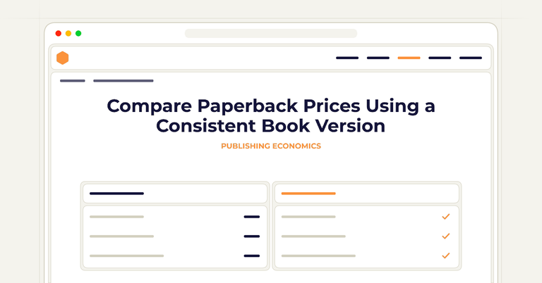 Compare Paperback Prices Using a Consistent Book Version