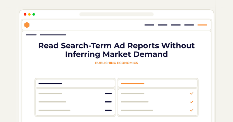 Read Search-Term Ad Reports Without Inferring Market Demand