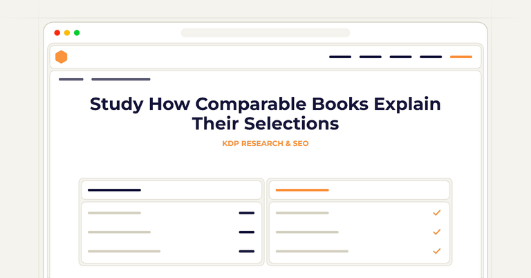 Study How Comparable Books Explain Their Selections