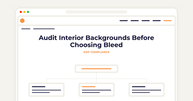 Audit Interior Backgrounds Before Choosing Bleed