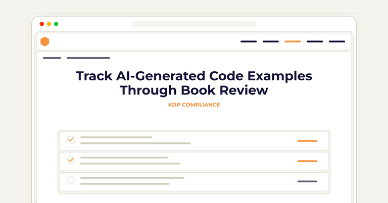 Track AI-Generated Code Examples Through Book Review