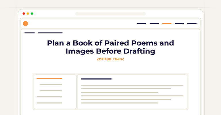 Plan a Book of Paired Poems and Images Before Drafting