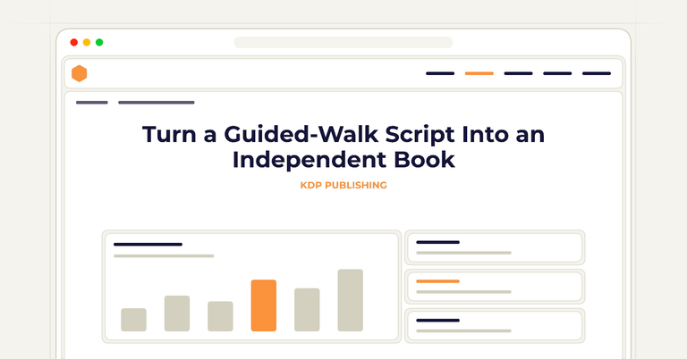 Turn a Guided-Walk Script Into an Independent Book