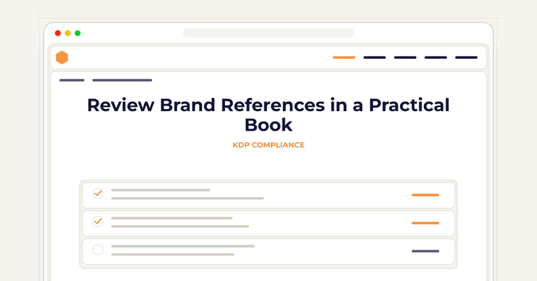 Review Brand References in a Practical Book