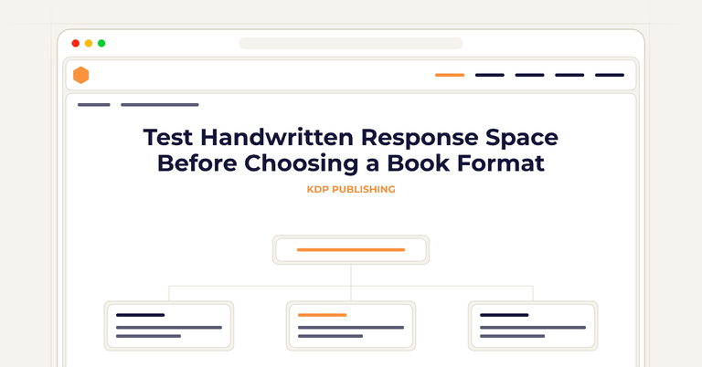 Test Handwritten Response Space Before Choosing a Book Format