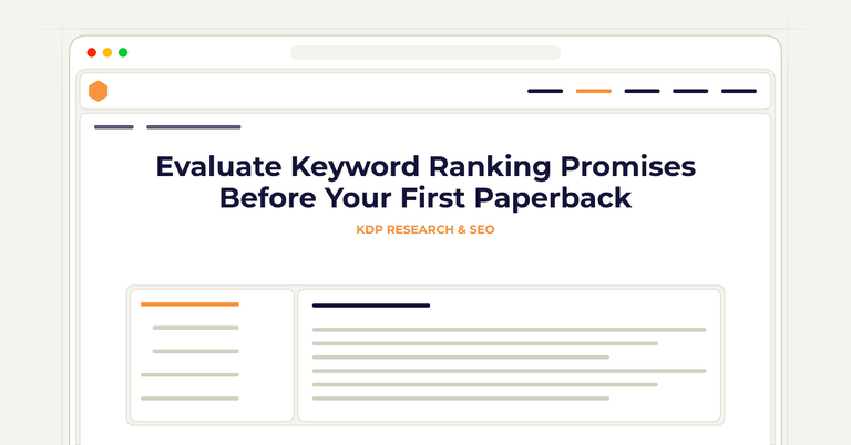 Evaluate Keyword Ranking Promises Before Your First Paperback