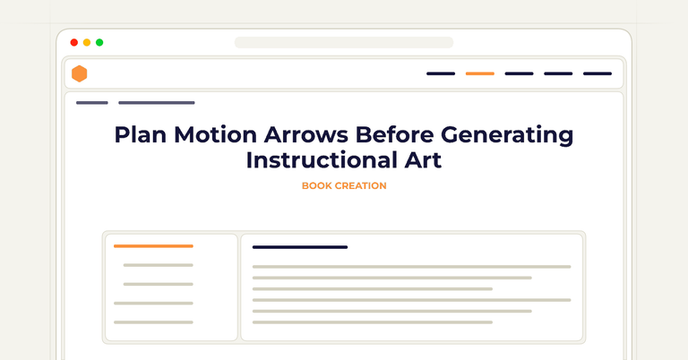 Plan Motion Arrows Before Generating Instructional Art