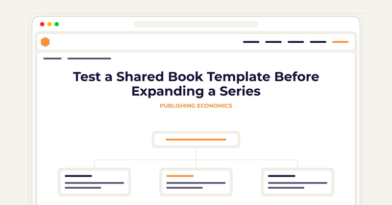 Test a Shared Book Template Before Expanding a Series