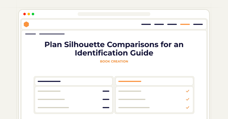Plan Silhouette Comparisons for an Identification Guide