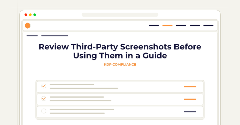 Review Third-Party Screenshots Before Using Them in a Guide
