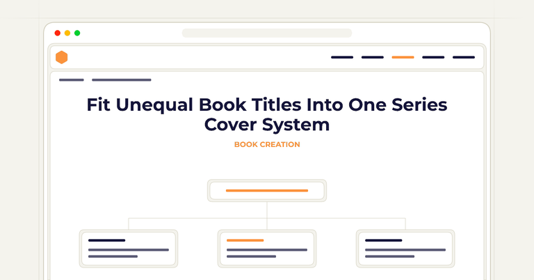 Fit Unequal Book Titles Into One Series Cover System