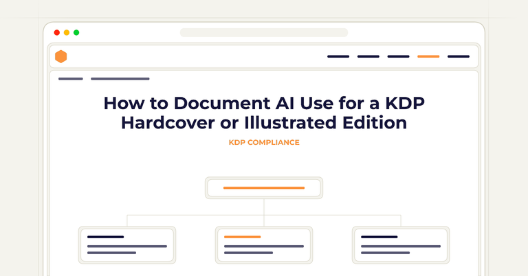 How to Document AI Use for a KDP Hardcover or Illustrated Edition