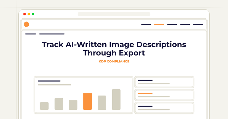 Track AI-Written Image Descriptions Through Export