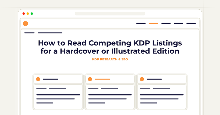 How to Read Competing KDP Listings for a Hardcover or Illustrated Edition