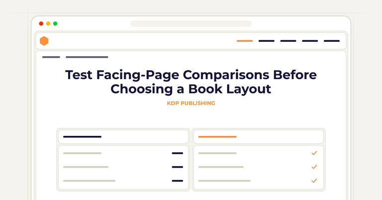 Test Facing-Page Comparisons Before Choosing a Book Layout