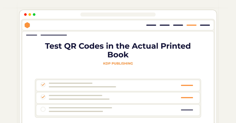 Test QR Codes in the Actual Printed Book