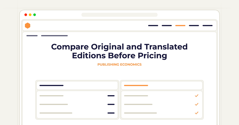 Compare Original and Translated Editions Before Pricing