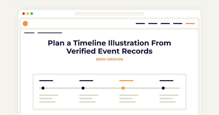 Plan a Timeline Illustration From Verified Event Records