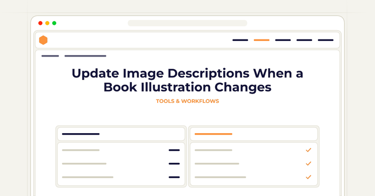 Update Image Descriptions When a Book Illustration Changes