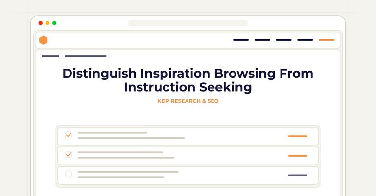 Distinguish Inspiration Browsing From Instruction Seeking