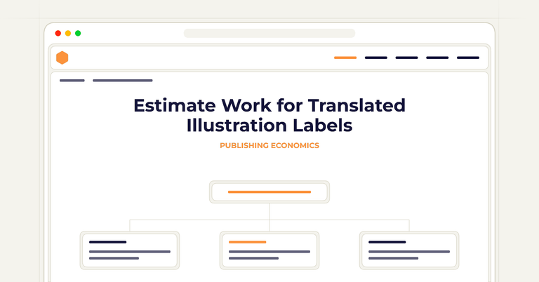 Estimate Work for Translated Illustration Labels