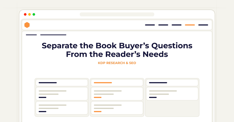 Separate the Book Buyer’s Questions From the Reader’s Needs