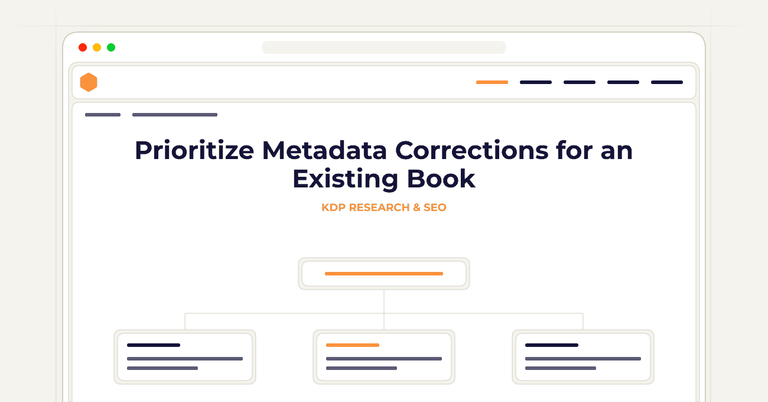 Prioritize Metadata Corrections for an Existing Book