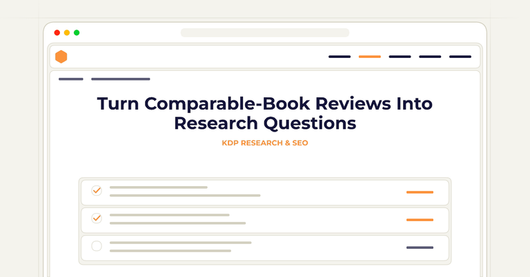 Turn Comparable-Book Reviews Into Research Questions