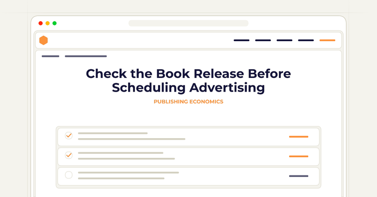 Check the Book Release Before Scheduling Advertising