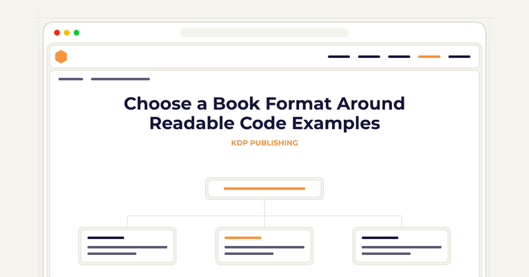 Choose a Book Format Around Readable Code Examples