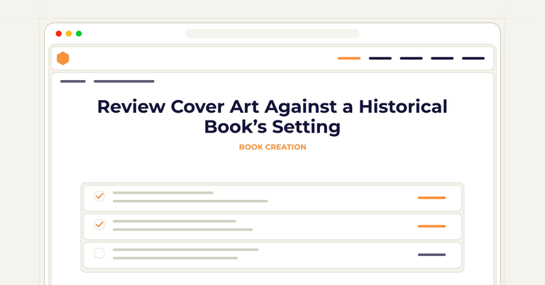 Review Cover Art Against a Historical Book’s Setting
