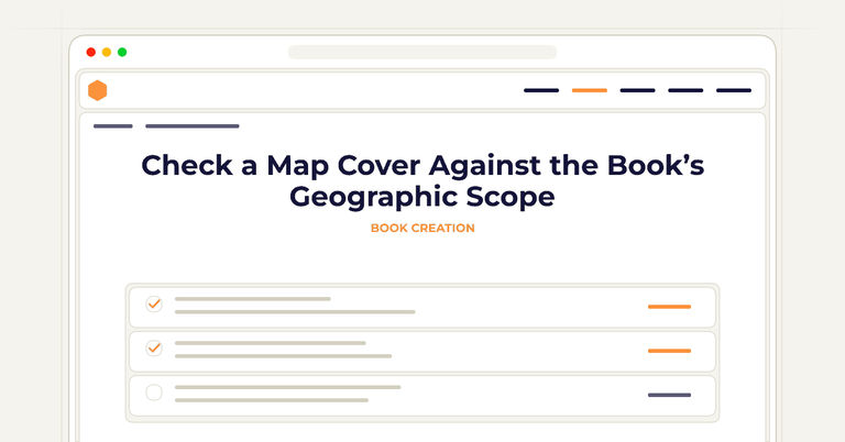Check a Map Cover Against the Book’s Geographic Scope