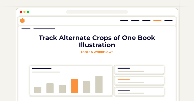 Track Alternate Crops of One Book Illustration