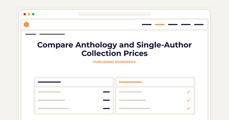 Compare Anthology and Single-Author Collection Prices