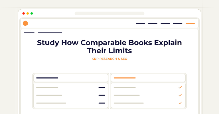 Study How Comparable Books Explain Their Limits
