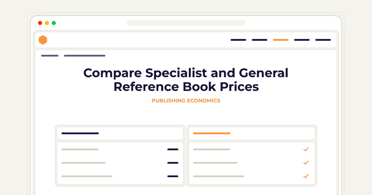Compare Specialist and General Reference Book Prices