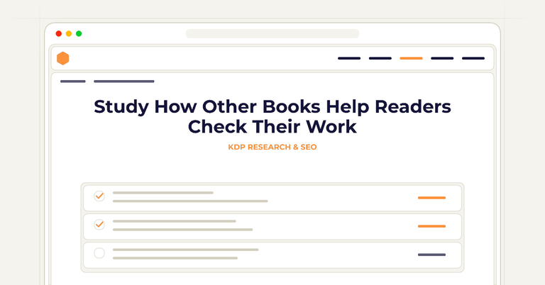 Study How Other Books Help Readers Check Their Work