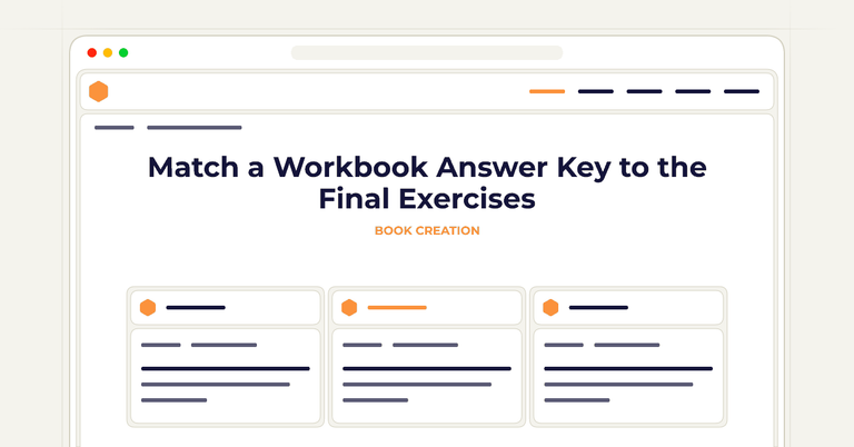 Match a Workbook Answer Key to the Final Exercises