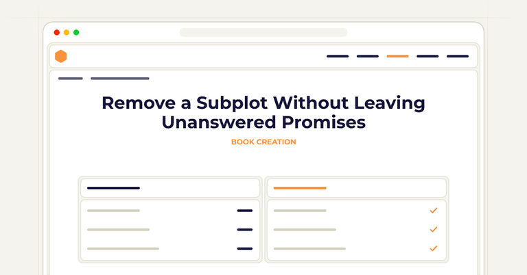 Remove a Subplot Without Leaving Unanswered Promises