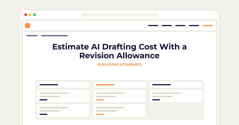 Estimate AI Drafting Cost With a Revision Allowance