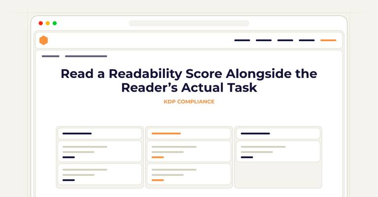 Read a Readability Score Alongside the Reader’s Actual Task