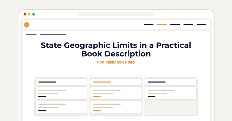 State Geographic Limits in a Practical Book Description