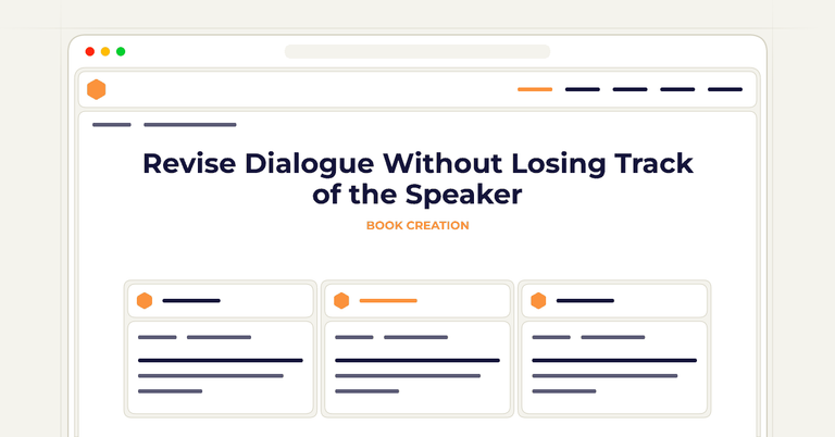 Revise Dialogue Without Losing Track of the Speaker
