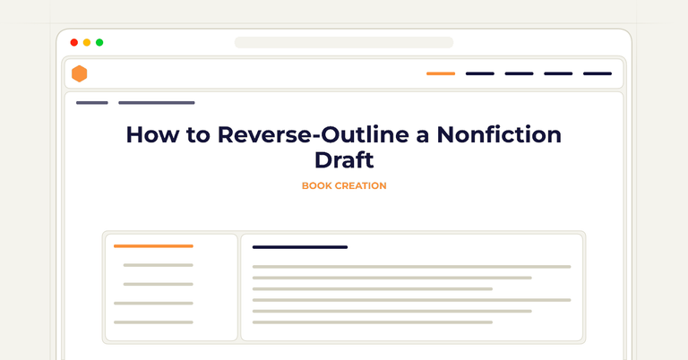 How to Reverse-Outline a Nonfiction Draft